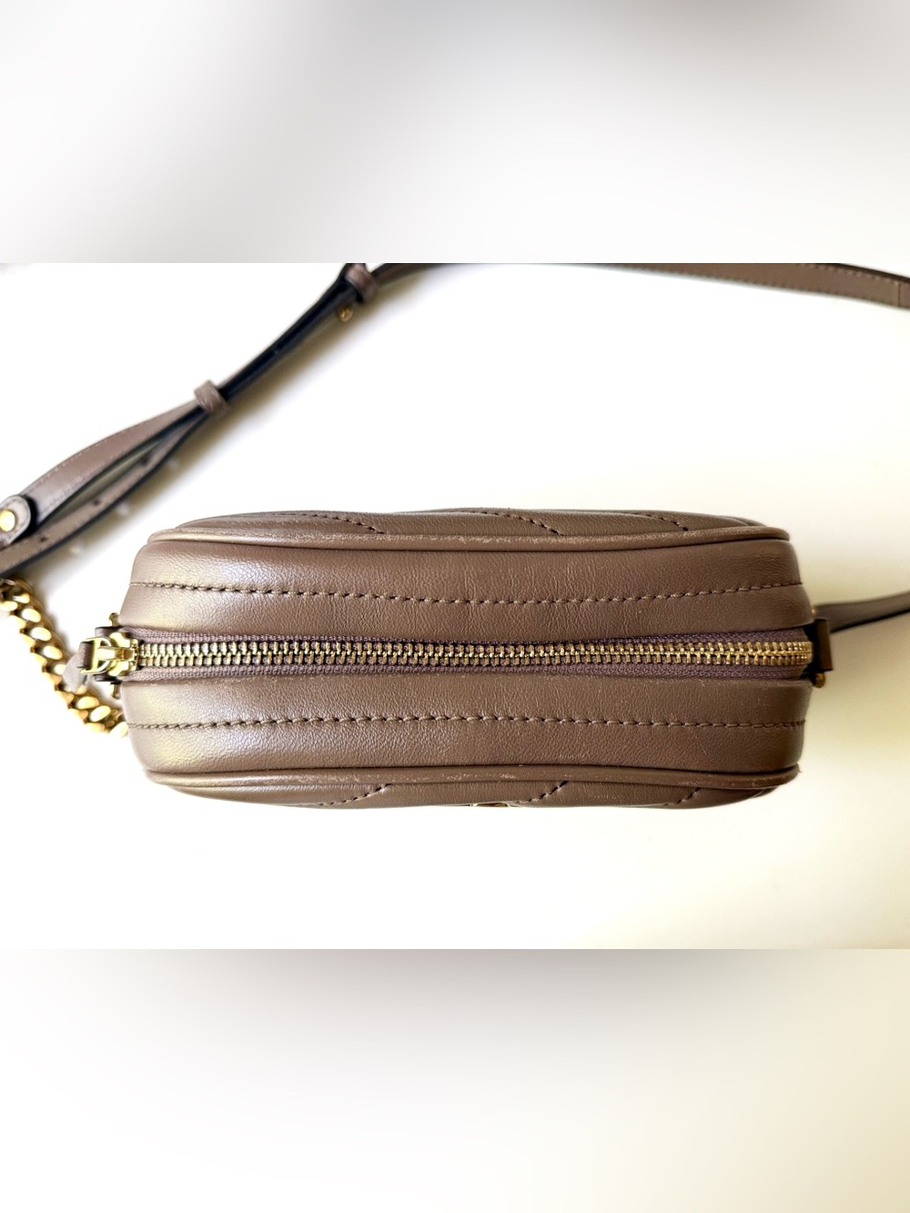 Tory Burch Kira Chevron Leather Camera Bag - Picture 5 of 9